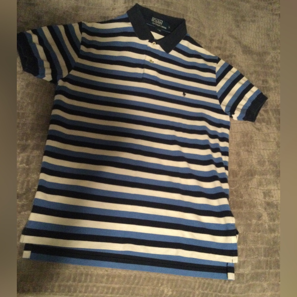 Polo Ralph Lauren Striped Short Sleeve Polo Shirt M